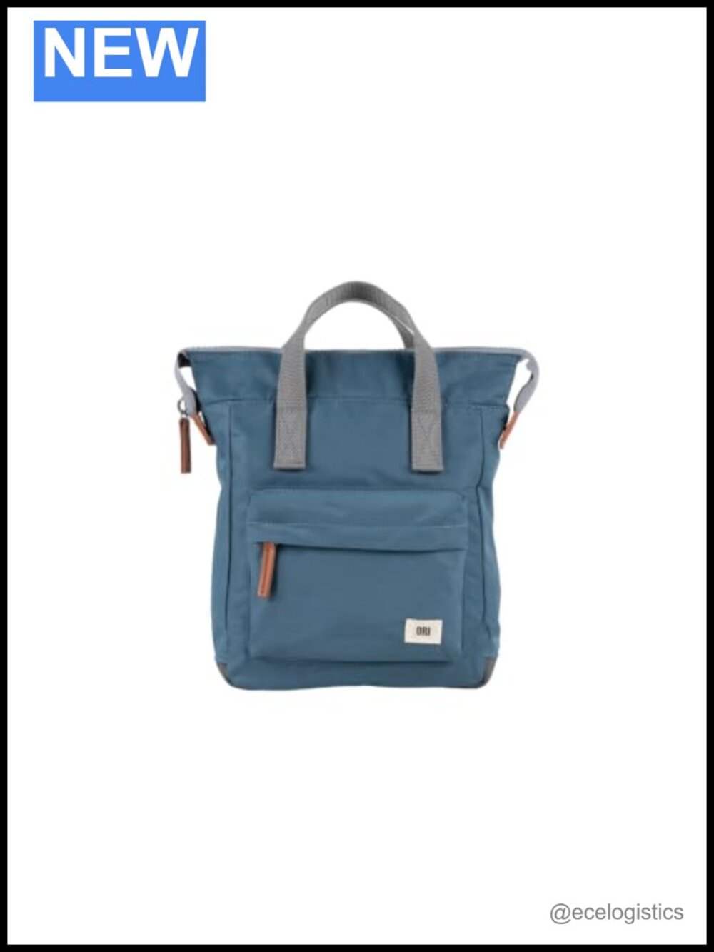 ORI London Bantry Reversible Tote Backpack Nylon Water Resistant 2 Pockets 7L